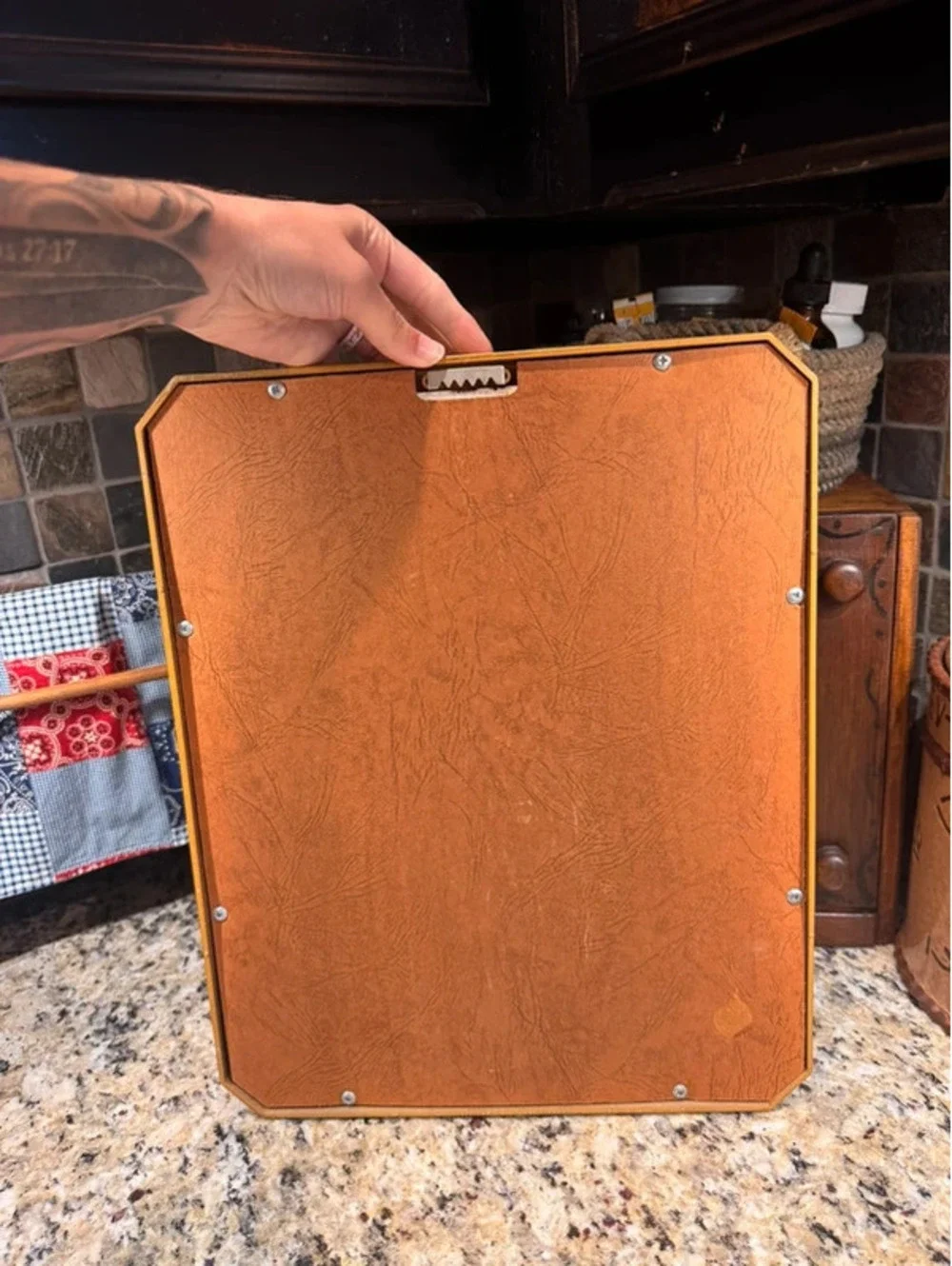 Vintage Rose in Gold frame